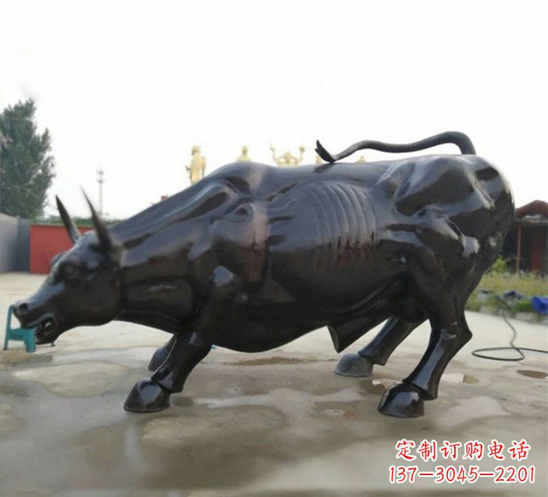 无锡定制牛铜雕塑,品质卓越!