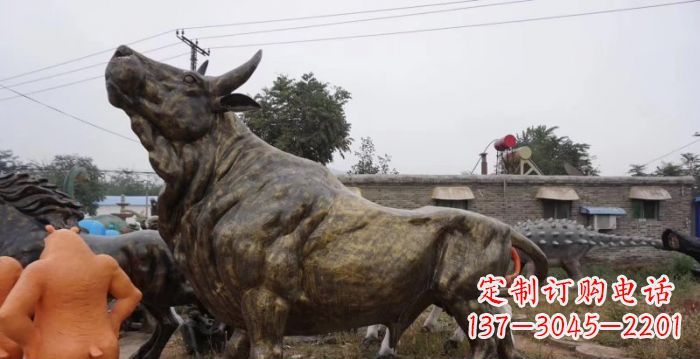 无锡令人惊叹的牛铜雕塑