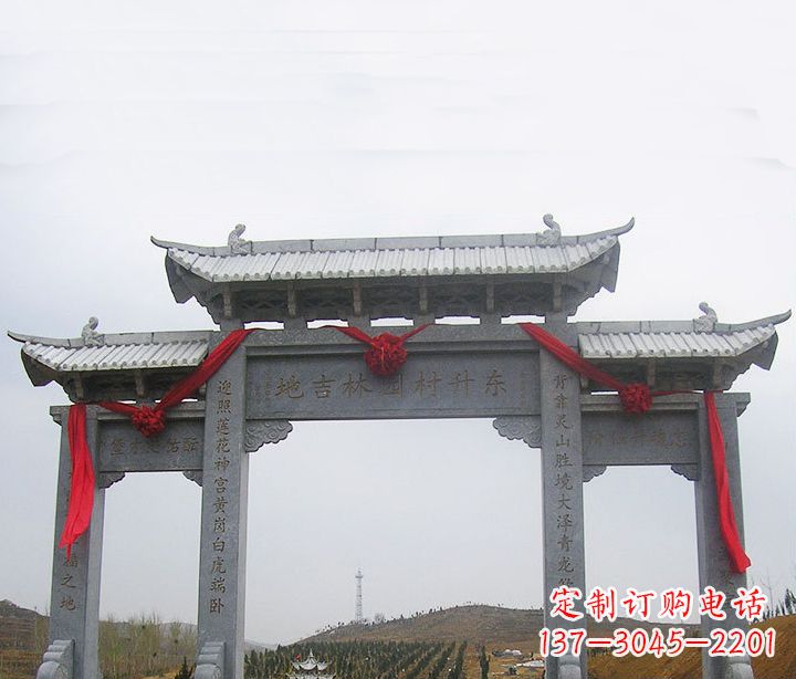 无锡温馨定制,中领雕塑牌坊石雕
