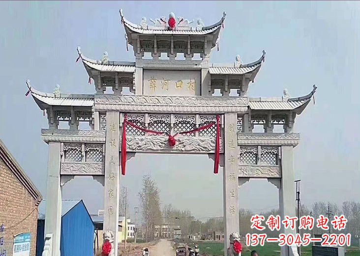 无锡石牌坊雕塑,让您定制属于自己的雕塑!