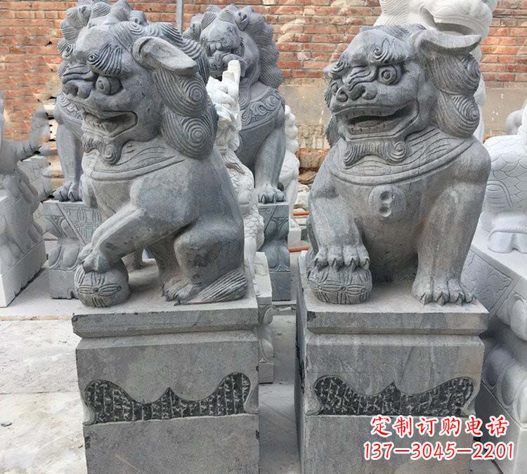 无锡青石仿古狮子雕塑