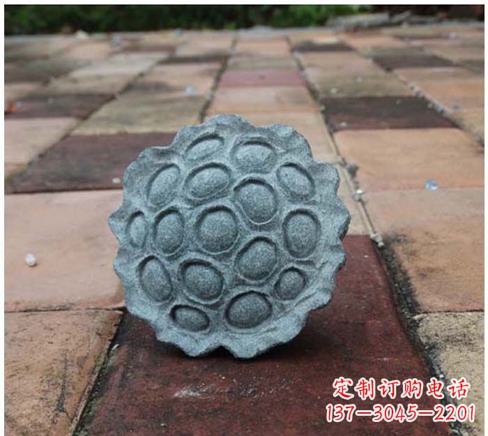 无锡青石莲蓬公园景观雕塑,给城市添彩
