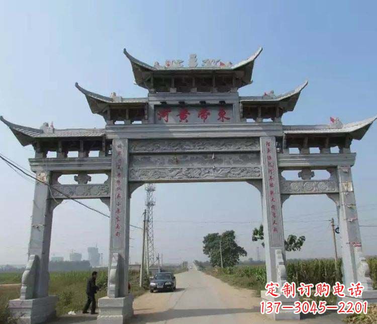 无锡精品牌坊石雕,令您赞叹不已