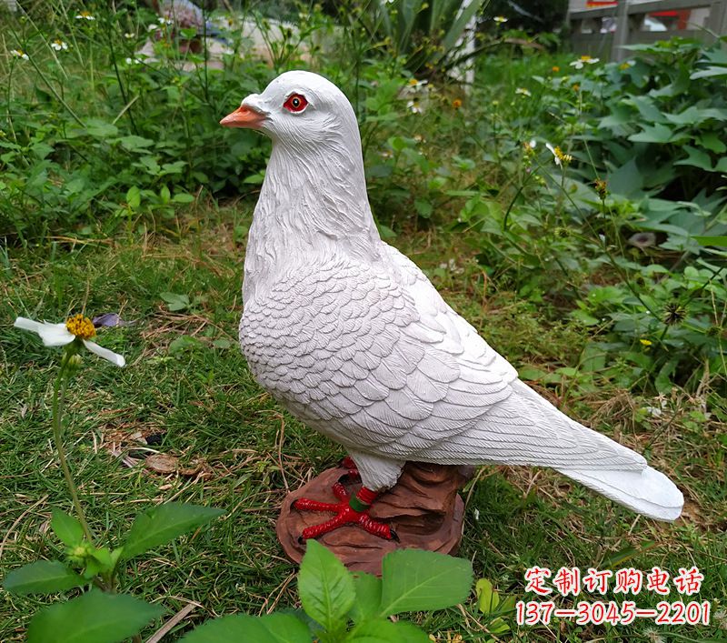 无锡少女与和平鸽雕塑图片大全