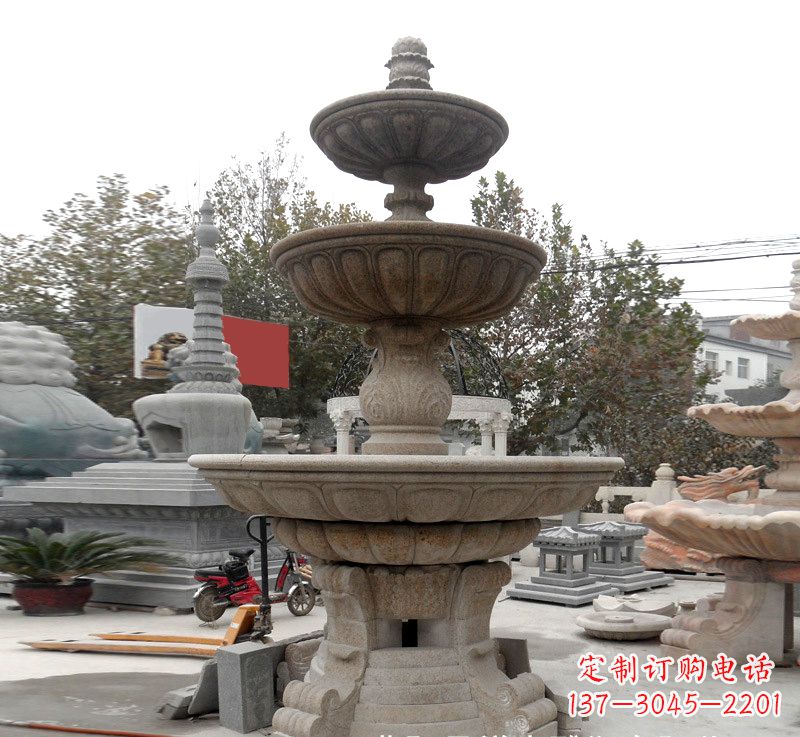 无锡钵式喷泉雕塑,精美装饰您的家园