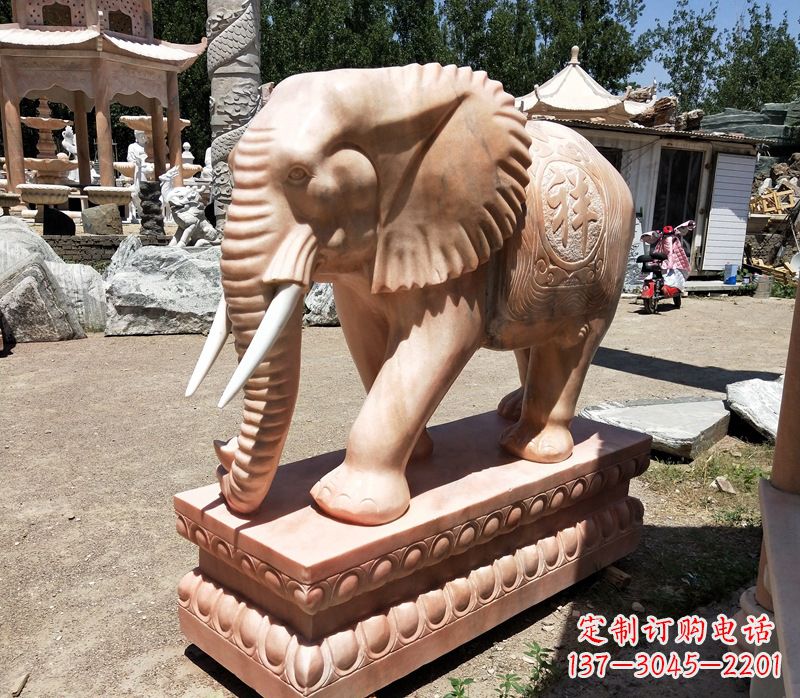 无锡精美大象櫈,领雕工艺独特