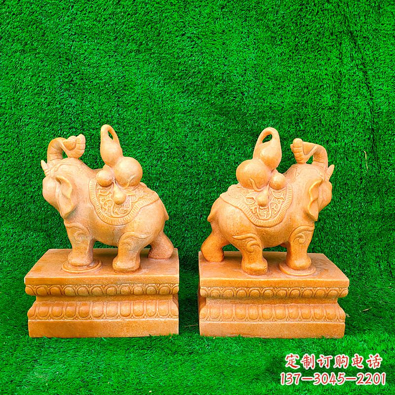 无锡精美大象雕塑,点缀美好家园