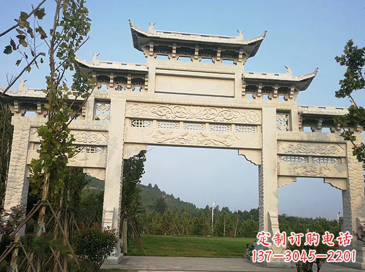 无锡专业的石牌坊雕塑定制