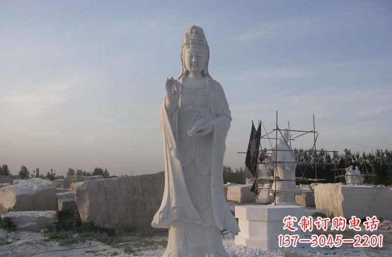无锡现代艺术风格观音石雕塑