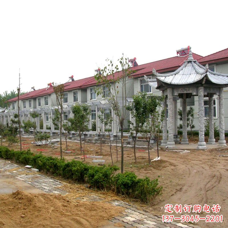 无锡中领雕塑打造精美凉亭雕塑