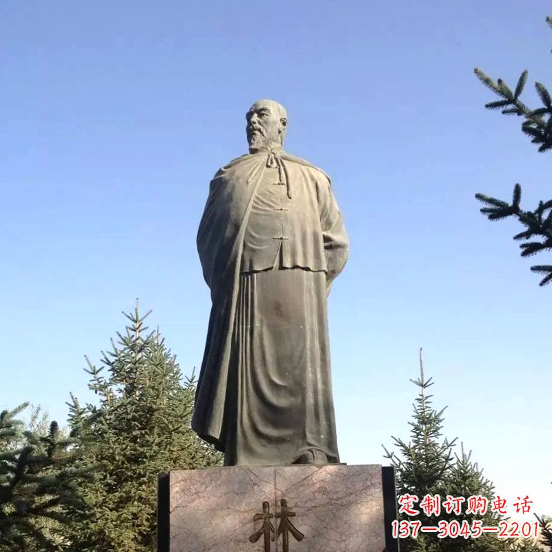 无锡令人敬畏的林则徐雕像