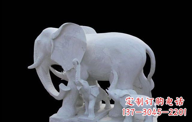 无锡中领雕塑：定制真实写实的大象雕塑