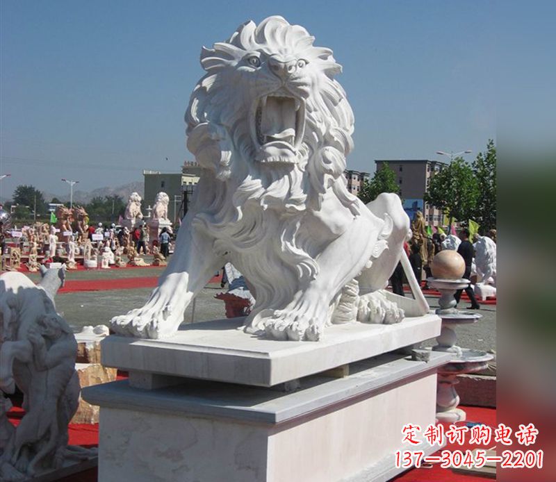 无锡狮子雕塑,带来王者气派
