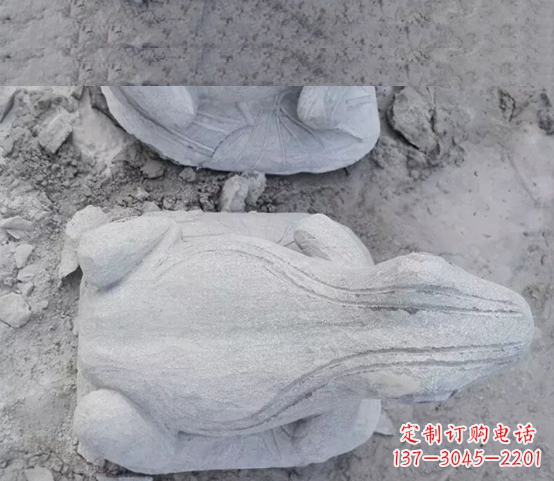 无锡石雕青蛙雕塑