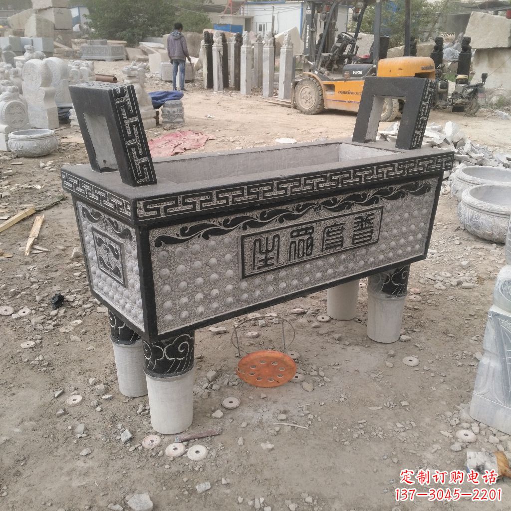 无锡石雕香炉鼎