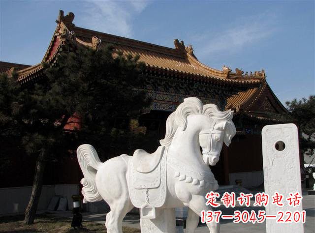 无锡石雕小马