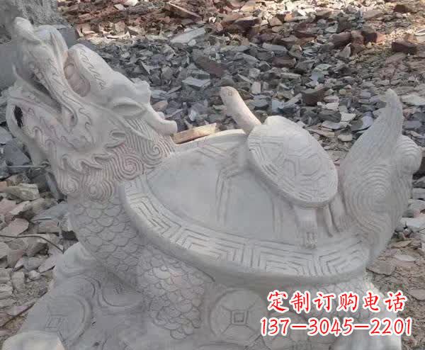无锡石雕招财神兽龙龟