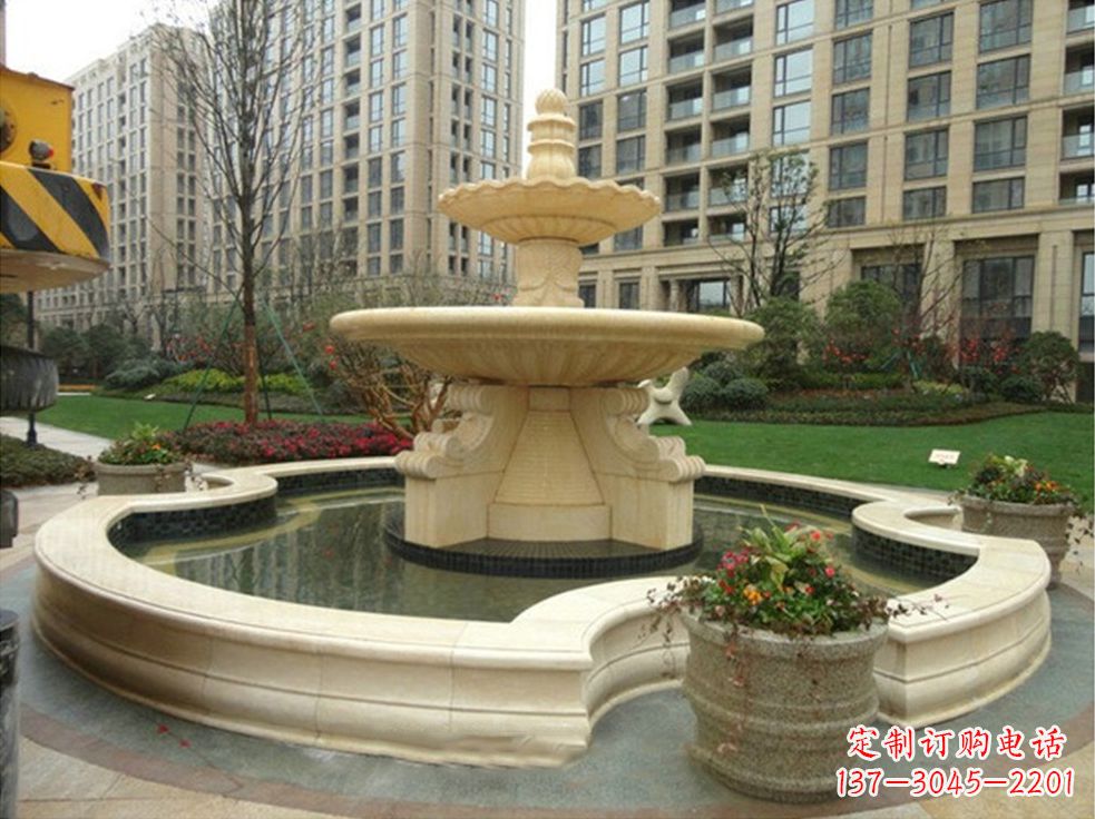 无锡石雕中式喷泉