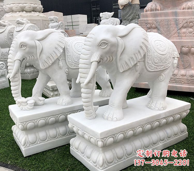 无锡石浮雕大象