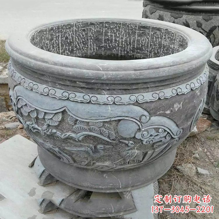 无锡石刻园林鱼缸