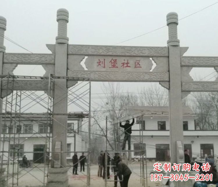 无锡石牌坊道路石雕
