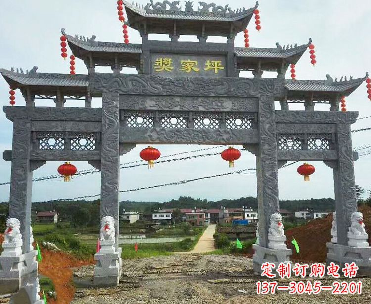 无锡石牌坊石雕