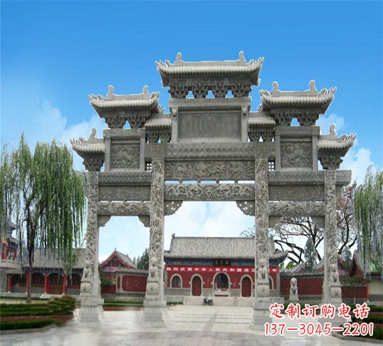 无锡石牌坊效果图