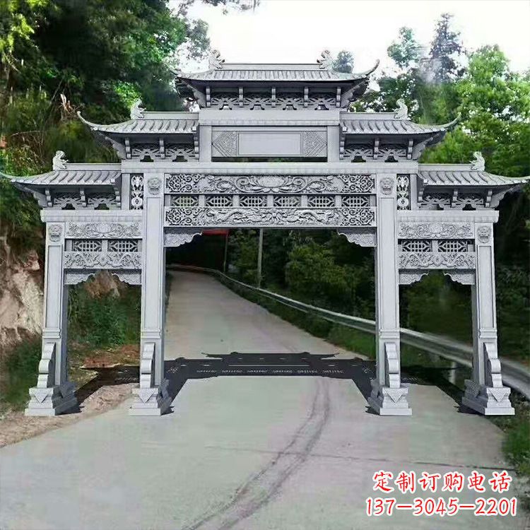 无锡石牌楼青石牌坊