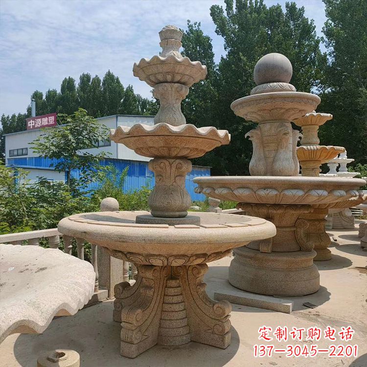 无锡石喷泉 石雕刻