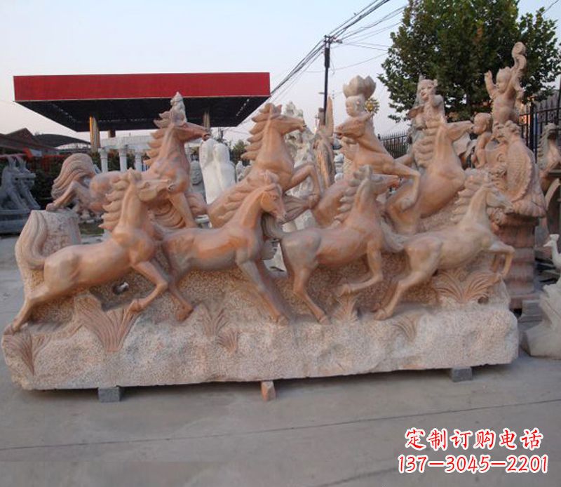 无锡石头奔马雕塑
