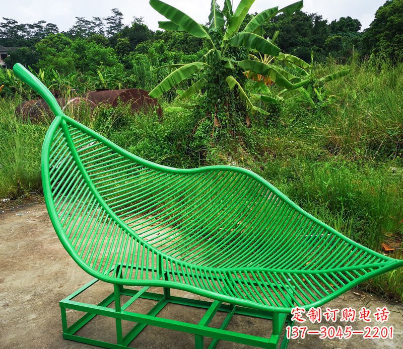无锡树叶不锈钢景观雕塑