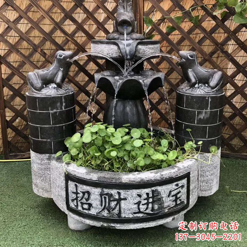 无锡双层喷泉石雕
