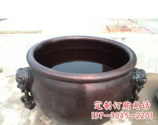 无锡水缸寺庙铜雕