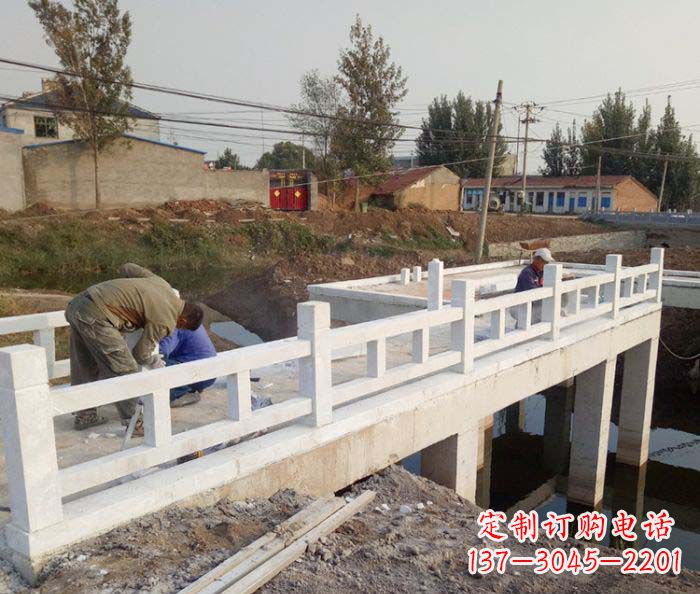 无锡寺庙景观汉白玉栏板石雕
