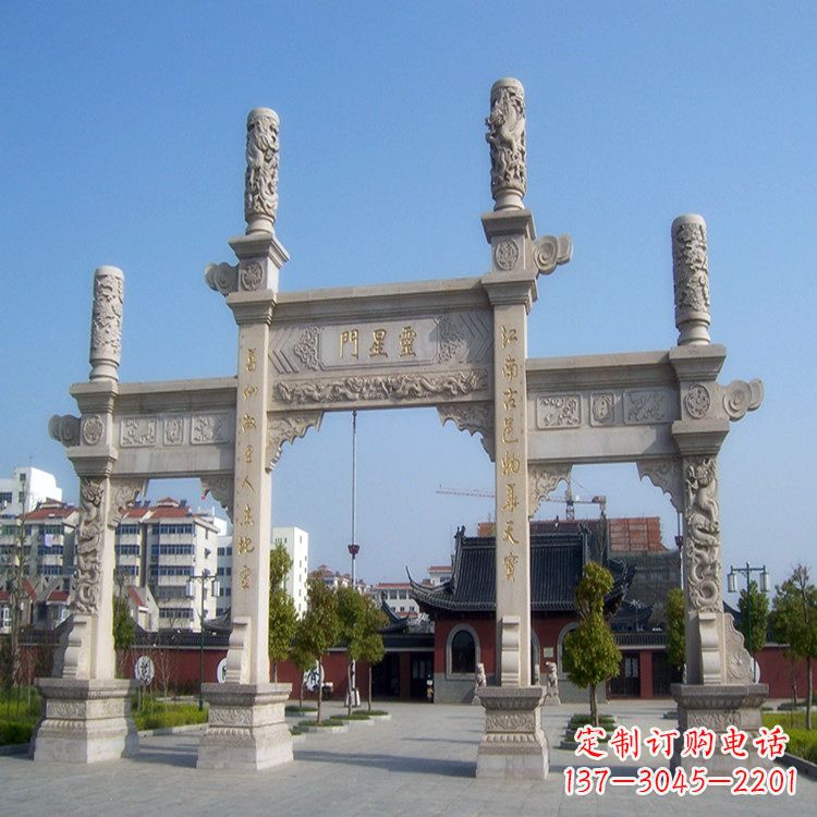 无锡寺庙门口无楼牌坊