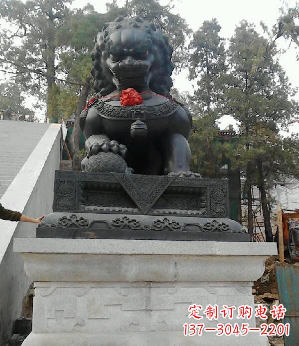 无锡寺庙狮子铜狮子雕塑
