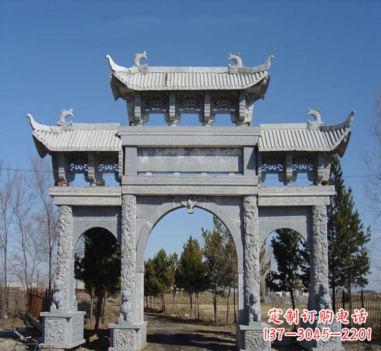 无锡寺庙石牌坊