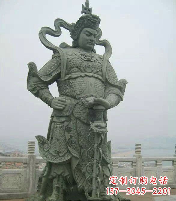 无锡寺庙韦陀菩萨石雕