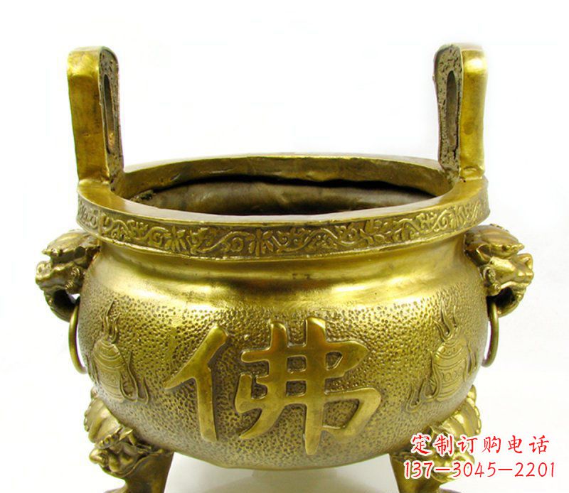无锡寺庙香炉铜雕 (6)
