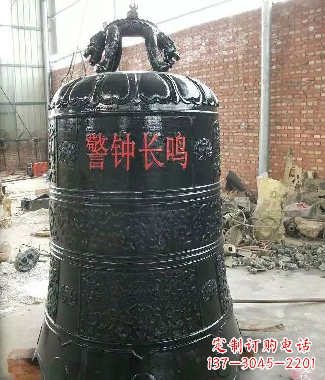 无锡寺庙铸铜钟铜雕 (4)