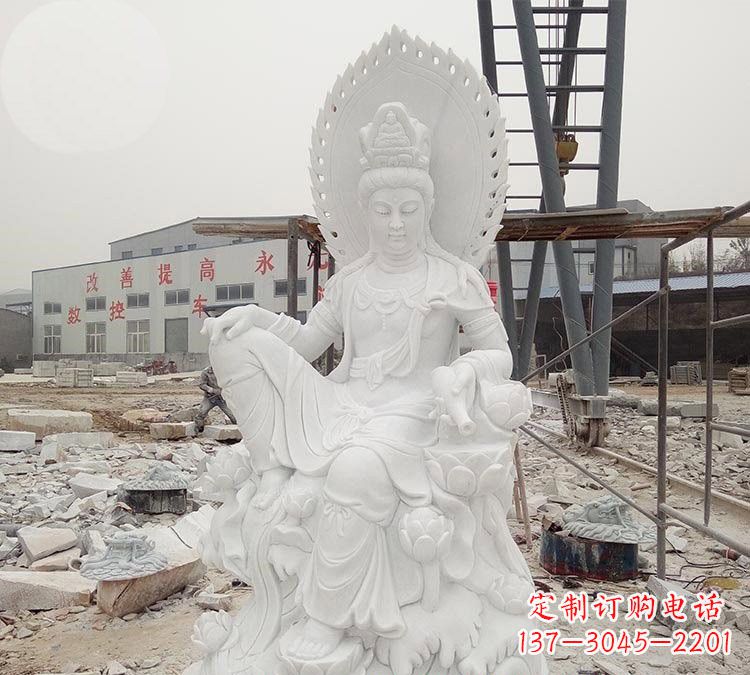 无锡寺庙自在观音雕像