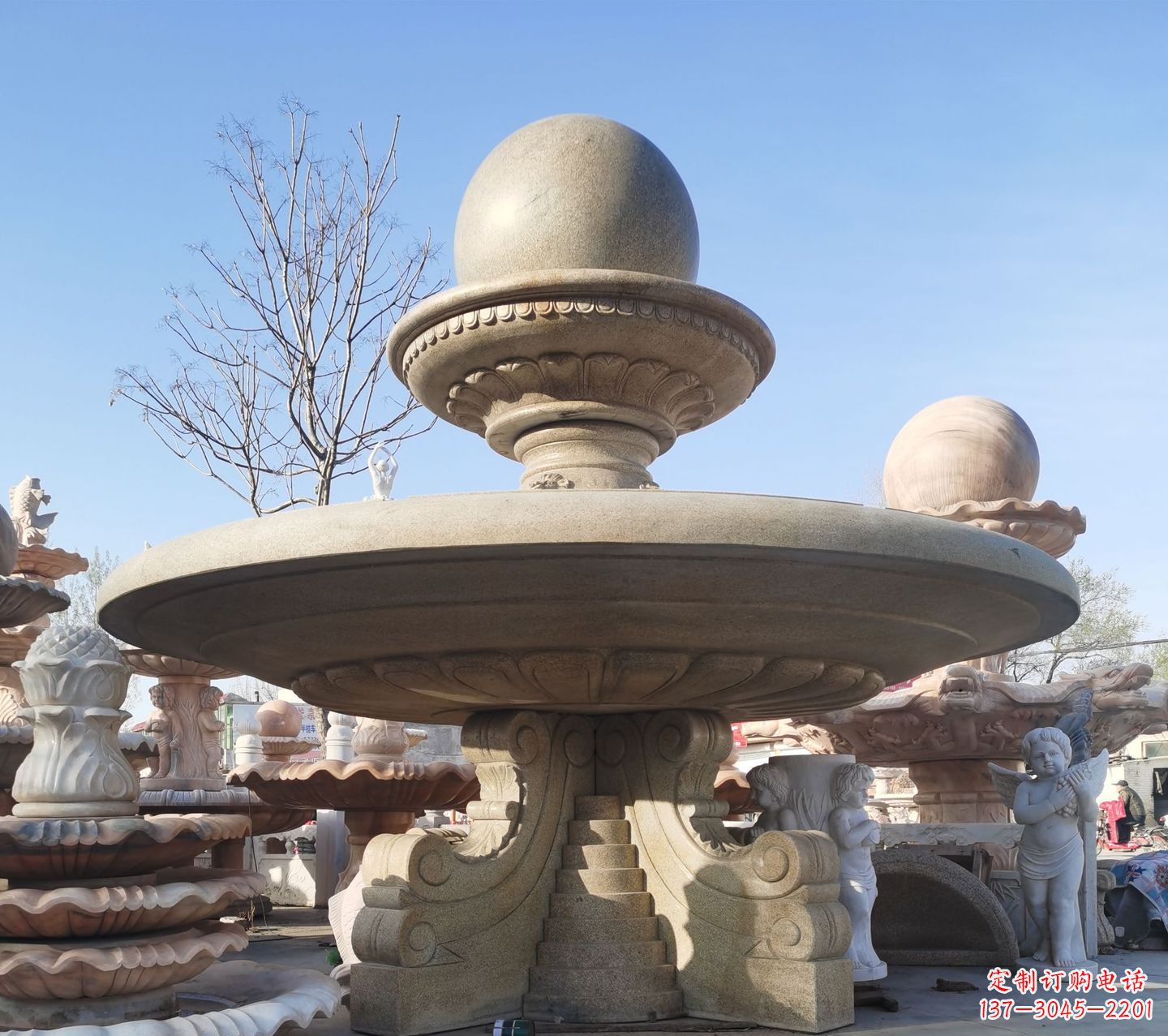 无锡松香玉大理石风水球
