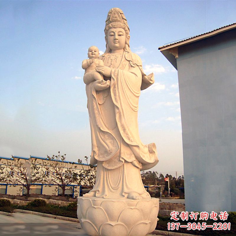 无锡送子观音石雕