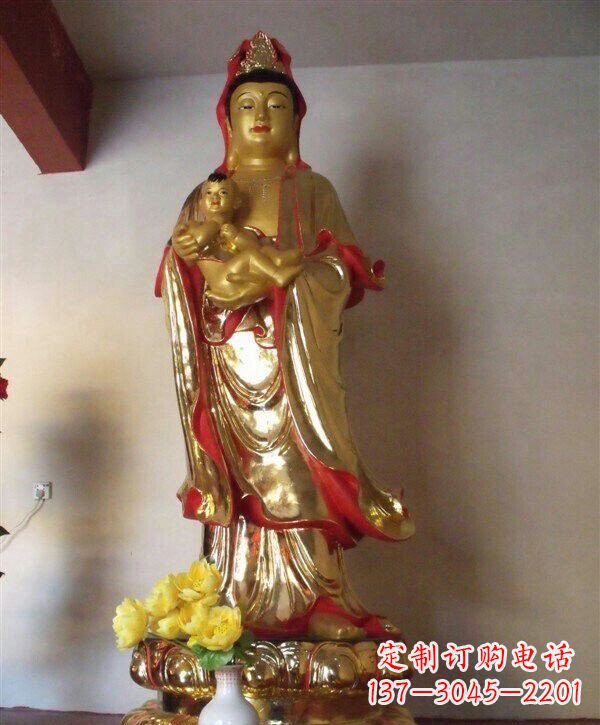 无锡送子观音铜雕 (2)