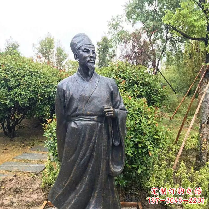 无锡苏东坡铸铜历史文化名人雕像