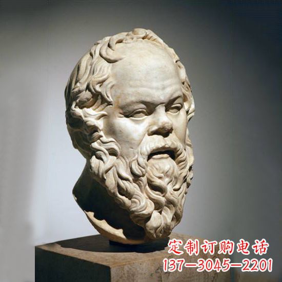 无锡苏格拉底石雕头像