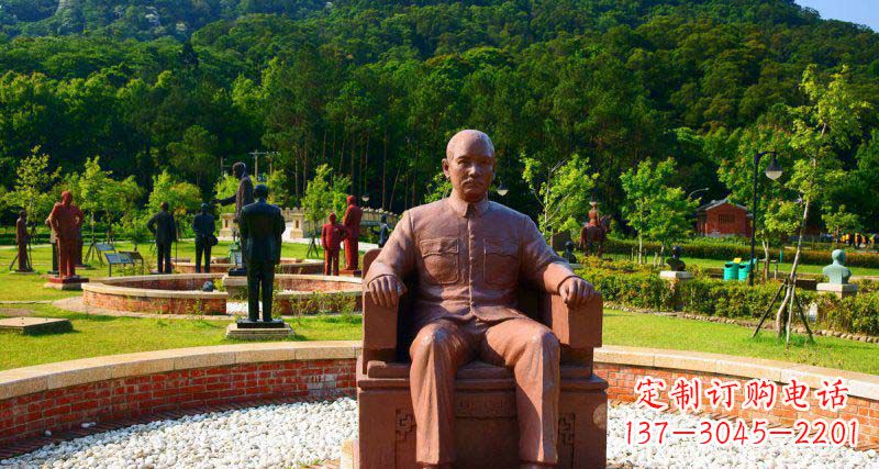 无锡孙近代名人铜雕_2