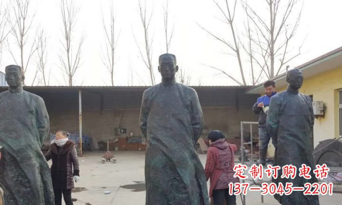 无锡陶行知人物铜雕 (3)