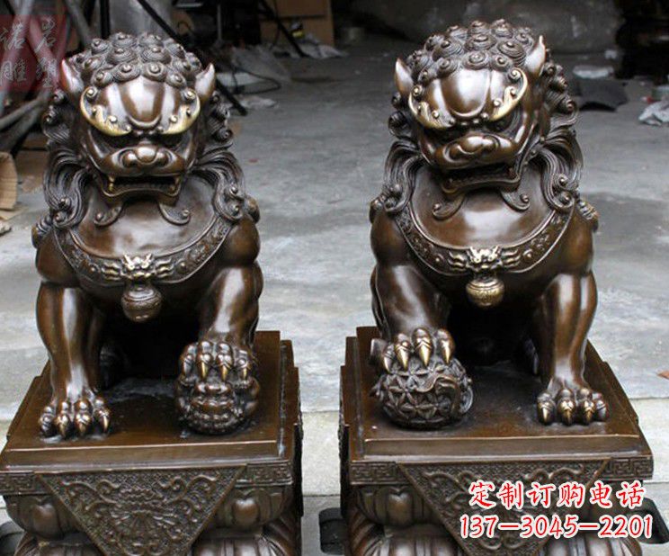 无锡天安门铜狮子
