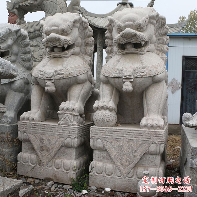 无锡天安门狮子石雕塑